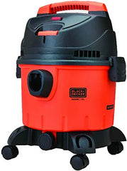 Black & Decker 1200W 10 Liter Wet and Dry Tank Drum Vacuum Cleaner, Orange/Black - WDBD10-B5, 2 Years Warranty