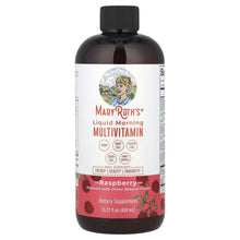 MaryRuth's Liquid Morning multivitamin, Raspberry, bottle 15.22 fl oz (450 ml)