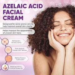 Nigwedete丨14% Azelaic Acid Acne Cream丨Advanced Azelaic Acid Serum丨Redness Relief for Face, Redness Reducing Skin Care丨Prevents Acne Breakouts, Ease Pimple Clarify Skin Soothe Irritation