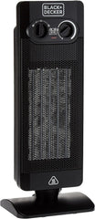 Black & Decker 2000W 240V Vertical Fan Heater, 50-60Hz 52cm Height For Max Room Coverage With Thermostatic, Dual Thermal Control, Cooling Fan Auto Shutoff Antifreeze Features HX340-B5 2 Years Warranty