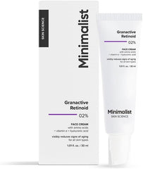 Minimalist 2% Retinoid Anti Aging Cream for Wrinkles & Fine Lines, 30 ml | Super Light Night Face Cream (Emulsion) for Women & Men