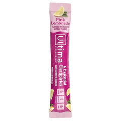 Ultima Replenisher, 6 Essential Electrolytes, Daily Electrolyte Drink Mix, Pink Lemonade, 20 Stickpacks, 3.3 g (0.12 oz) Each