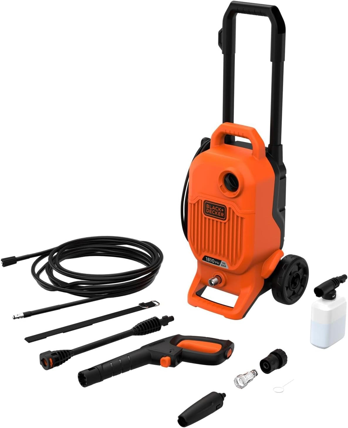 Black & Decker 1700W 125 Bar/1800 PSI Pressure Washer