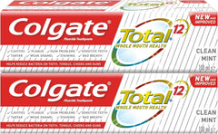 Colgate Total Clean Mint Toothpaste 100ml 2 pieces