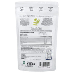 Micro Ingredients, Zinc Quercetin Vitamin C , 240 Capsules