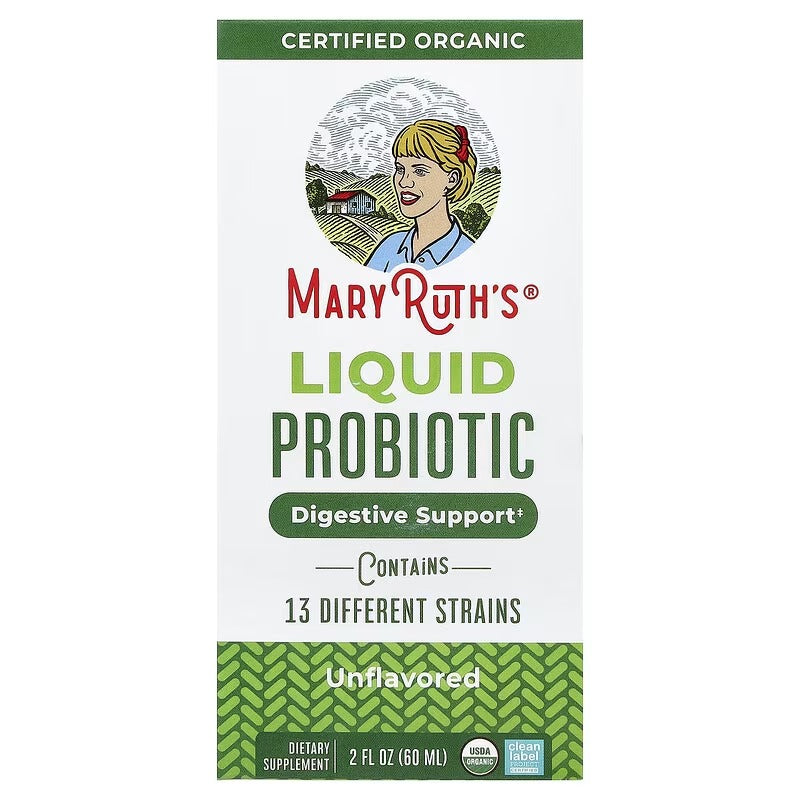 MaryRuth's, Organic Liquid Probiotic, Unflavoured, 2 fl oz (60 ml)