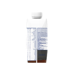 Ensure Max Protein shake milk chocolate carton showing nutrition facts panel and resealable white cap for on the go nutrition