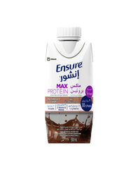 Ensure Max Protein shake milk chocolate 330 ml carton with 30 g protein nutritional drink for adults
