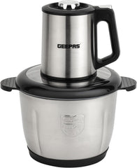 Geepas 3 L Multi Chopper-GMC42025| 500 W,Compact Multi Chopper, 2 Speed Levels|Suitable for Chopping Vegetables, Fruits, Meats| Black, 2-Year Warranty