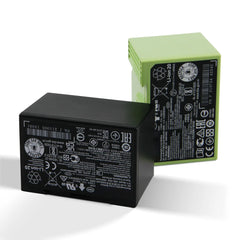 Mumzar iRobot Roomba replacement battery twin pack black and green rectangular lithium ion cells