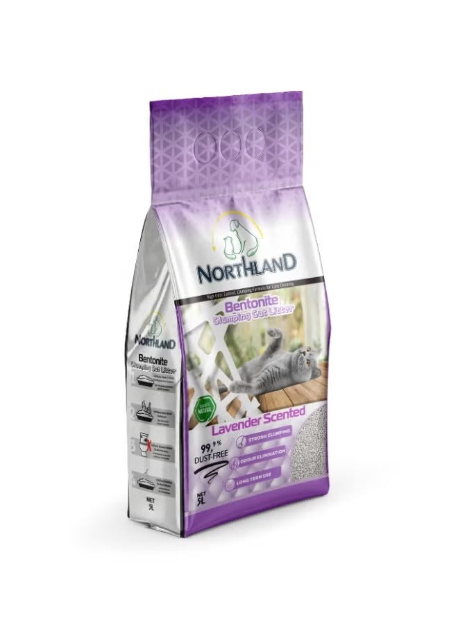 Northland Bentonite Clumping Cat Litter Lavender Scent 10L