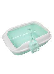 Pado Cat Litter Tray Normal with Scoop – Green (49 × 36 × 17cm)