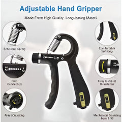 Huitich adjustable hand grip strengthener with comfortable soft grip and easy tension adjustment