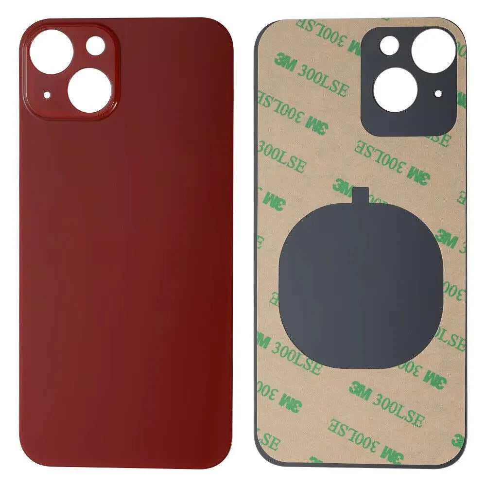 Mumzar red iPhone back panel with adhesive and camera cutouts iPhone 13 back glass replacement
