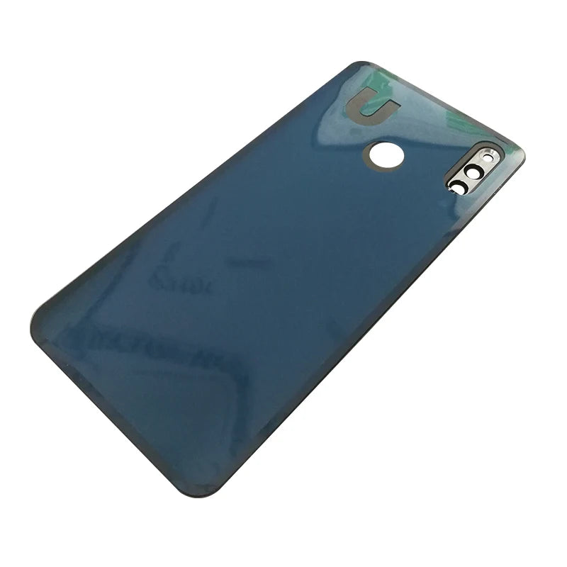 Glossy dark blue Huawei P30 Lite rear glass cover with camera and fingerprint cutouts replacement panel