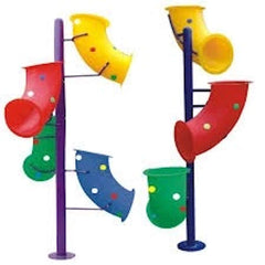 Huitich all-in-one play set for kids featuring colorful slides and interactive components