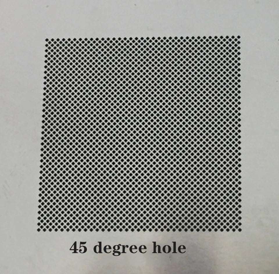 Huitich universal BGA stencil for soldering square stencil sheet with 45 degree diamond hole grid pattern