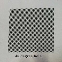 Huitich universal BGA stencil for soldering square stainless steel plate with dense 45 degree diamond hole grid
