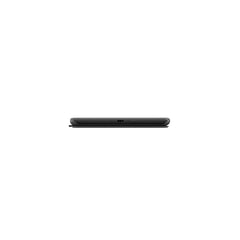 Slim profile of 11th generation Kindle case black by Huitich AMZ showing charging port and sleek design