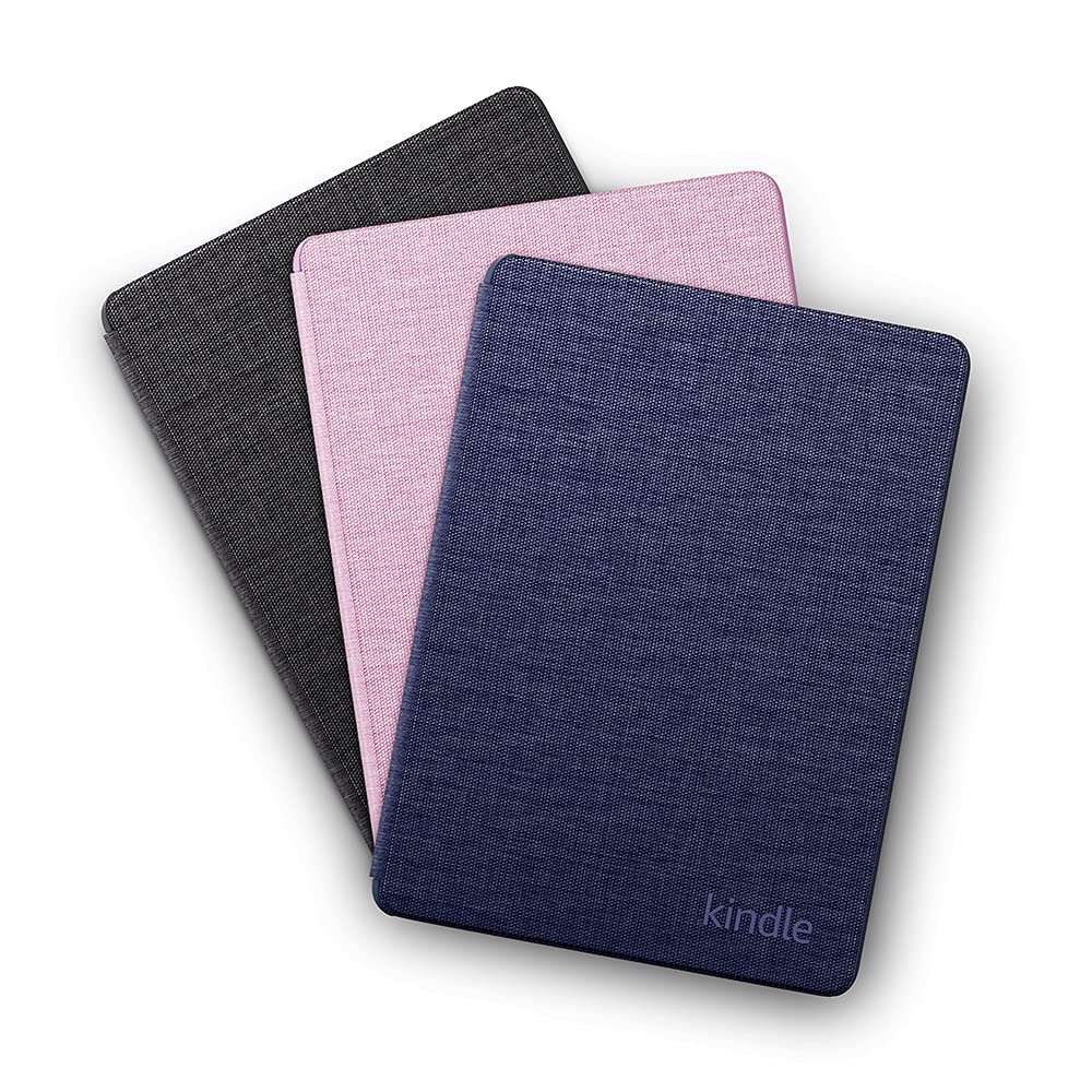 Huitich AMZ 11th Generation Kindle case denim in blue pink and black colors for amazon-ereaders