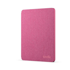 Huitich AMZ pink Kindle Paperwhite fabric case with soft textured cover and embossed kindle logo