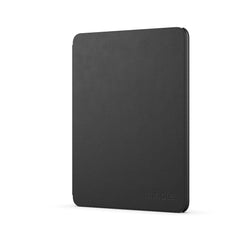 Black protective cover for Kindle Paperwhite with sleek design and embossed Kindle logo