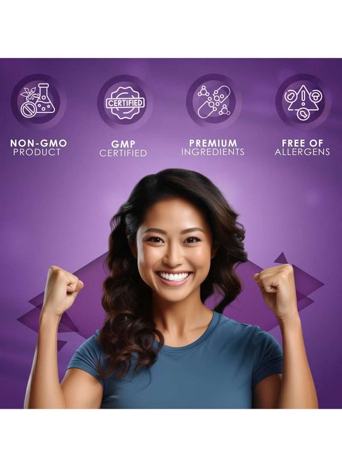 Ambrosial women's multivitamin with natural extracts featuring premium ingredients and free of allergens