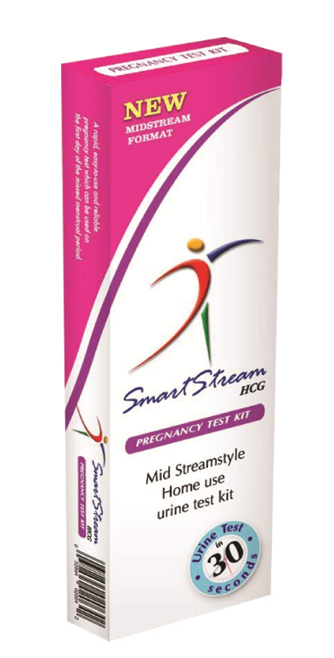 AME INTL smart stream pregnancy test kit box midstream home urine test 30 second quick result