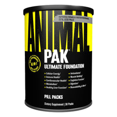 Animal Pak multivitamin UAE in a container with 30 pill packs for overall health and performance