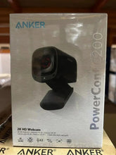 Anker PowerConf C200 2K HD webcam retail box with product image