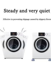 Huitich anti-vibration pads for washing machine preventing slippage and reducing noise on slippery floors