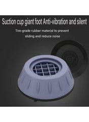 Huitich anti-vibration pads for washing machine with tire-grade rubber and suction cup design