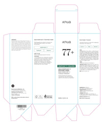 Anua Heartleaf 77 Soothing Toner packaging layout with ingredient and usage details