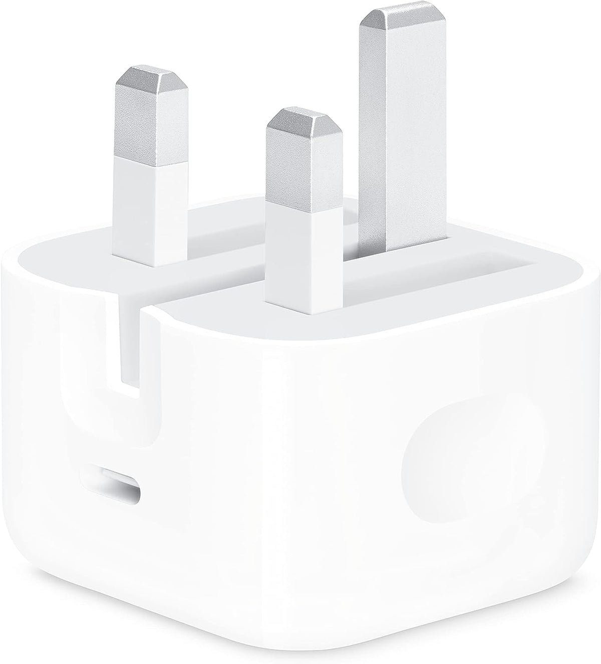 White fast charging adapter for iPhone with UK plug from Visit the Apple Store