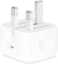 White fast charging USB plug adapter with three-prong plug