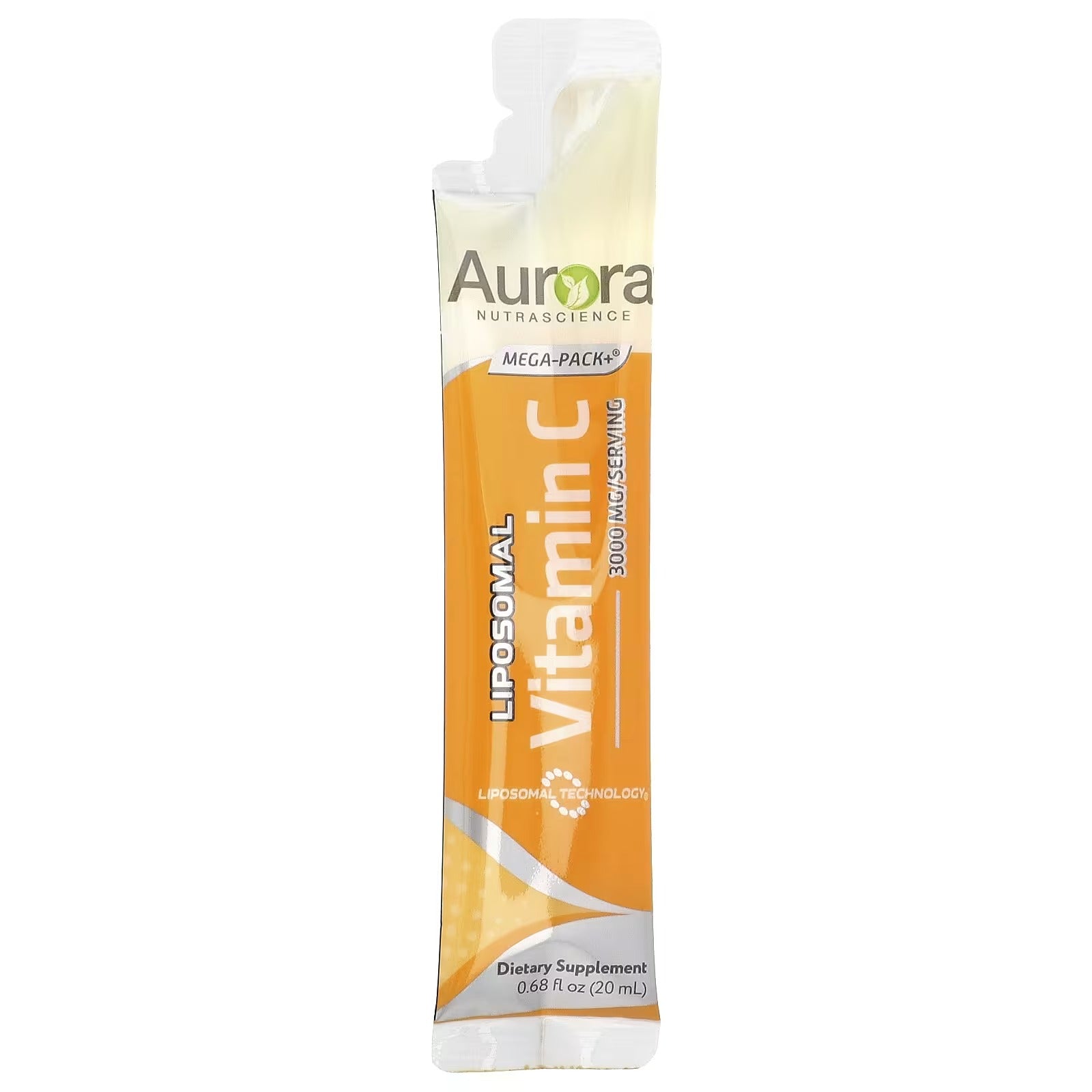 Aurora Nutrascience liposomal vitamin C supplement UAE in convenient single-serve packaging for easy intake