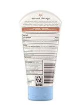 Aveeno Baby eczema therapy moisturizing cream tube, back label