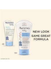 Aveeno Baby Eczema Therapy Moisturizing Cream in updated packaging for infant skin care