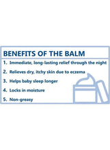 Benefits of the balm panel: long-lasting relief, relieves dry itchy eczema skin