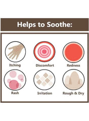 Aveeno Baby eczema therapy night balm helps to soothe itching, redness, rash, and discomfort while moisturizing skin.