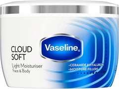 VASELINE Cloud Soft, Body & Face Moisturiser Cream, lightweight, 200 ml