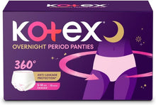 Overnight period panties packaging box, purple with 360° anti-leakage protection graphic