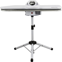 Geepas Digital Steam Press with Stand- GSP25037|Suitable for All Kinds of Fabric and Safe for Delicate Fabrics/Equipped with Metal Plate and 500 ML Capacity, 2200 W/White, 2 Years Warranty