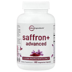 Micro Ingredients, Saffron+ Advanced, 60 Vegetarian Capsules