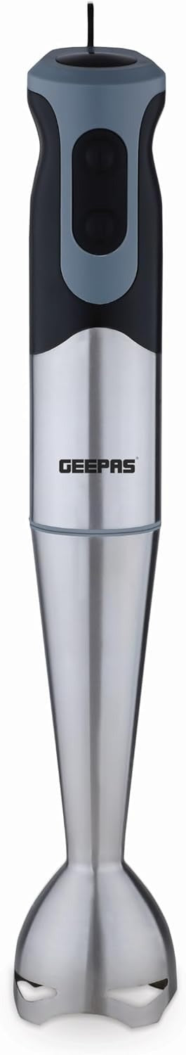 Geepas Stainless Steel Hand Blender, 800w, Stainless Steel, GHB5468N