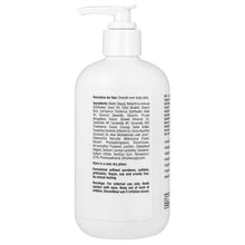 Mild By Nature roughness relief lotion bottle back label with ingredients, 355 ml