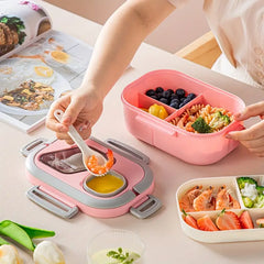 3pcs Set Portable Lunch Box Bag Set Ð Thermal Bag, Lunch Box, Oatmeal Breakfast Cup