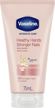 Vaseline Healthy Hands hand cream tube, keratin & jelly, 75 mL, for very dry hands