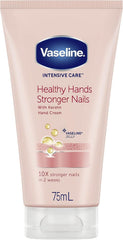 Vaseline Vasenol Intensive Care Healthy Hands Stronger Nails With Keratin And Jelly Hand Cream For Very Dry Hands And Itchy Skin 75 Ml