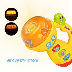 Huitich kids torch with songs and animal sounds featuring colorful buttons and changing light